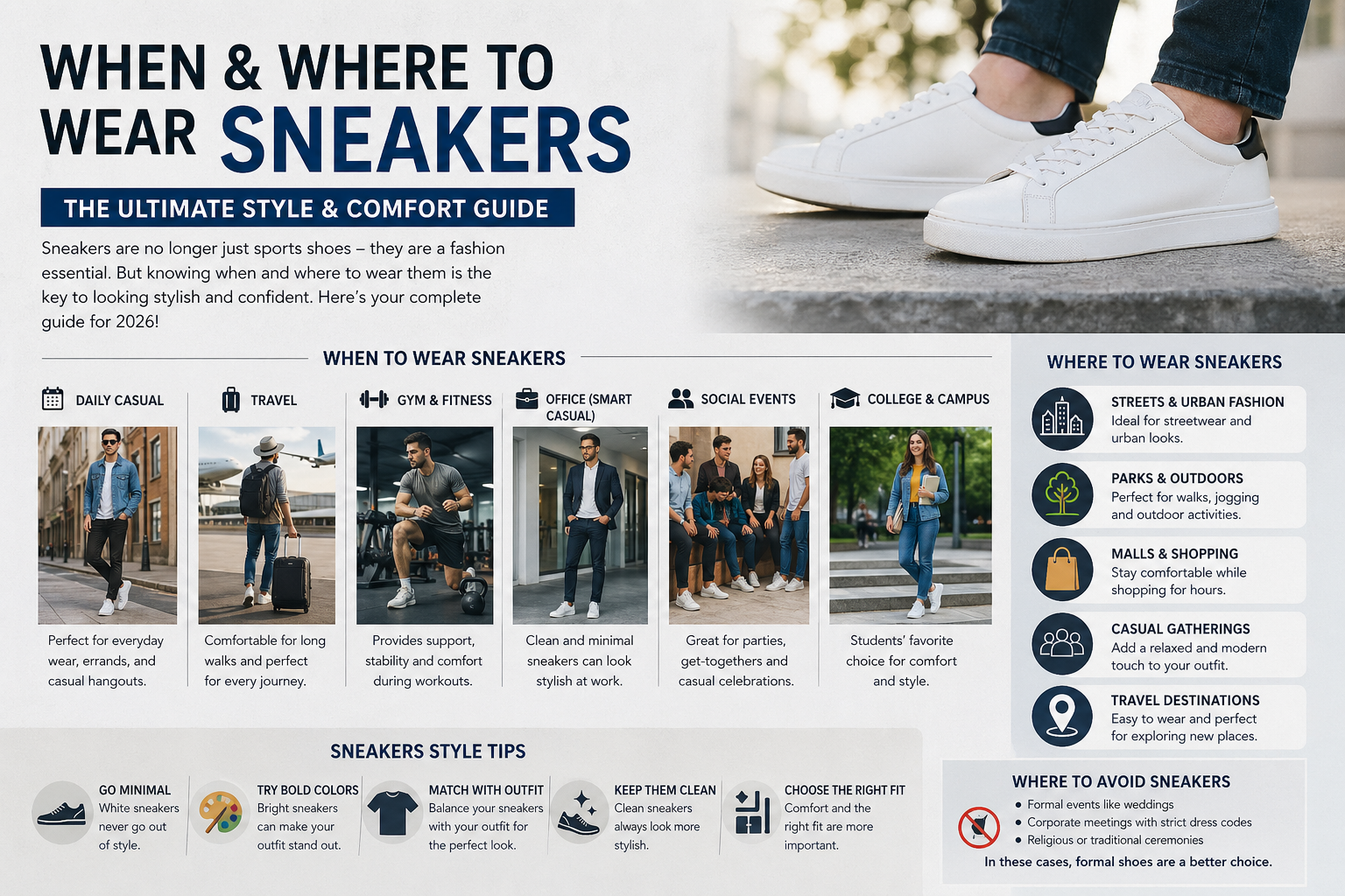 When and Where to Wear Sneakers