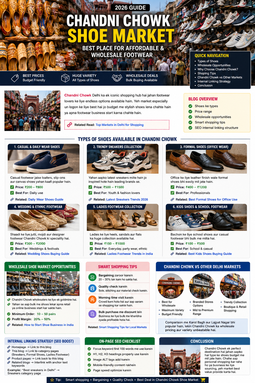 Chandni Chowk Shoe Market